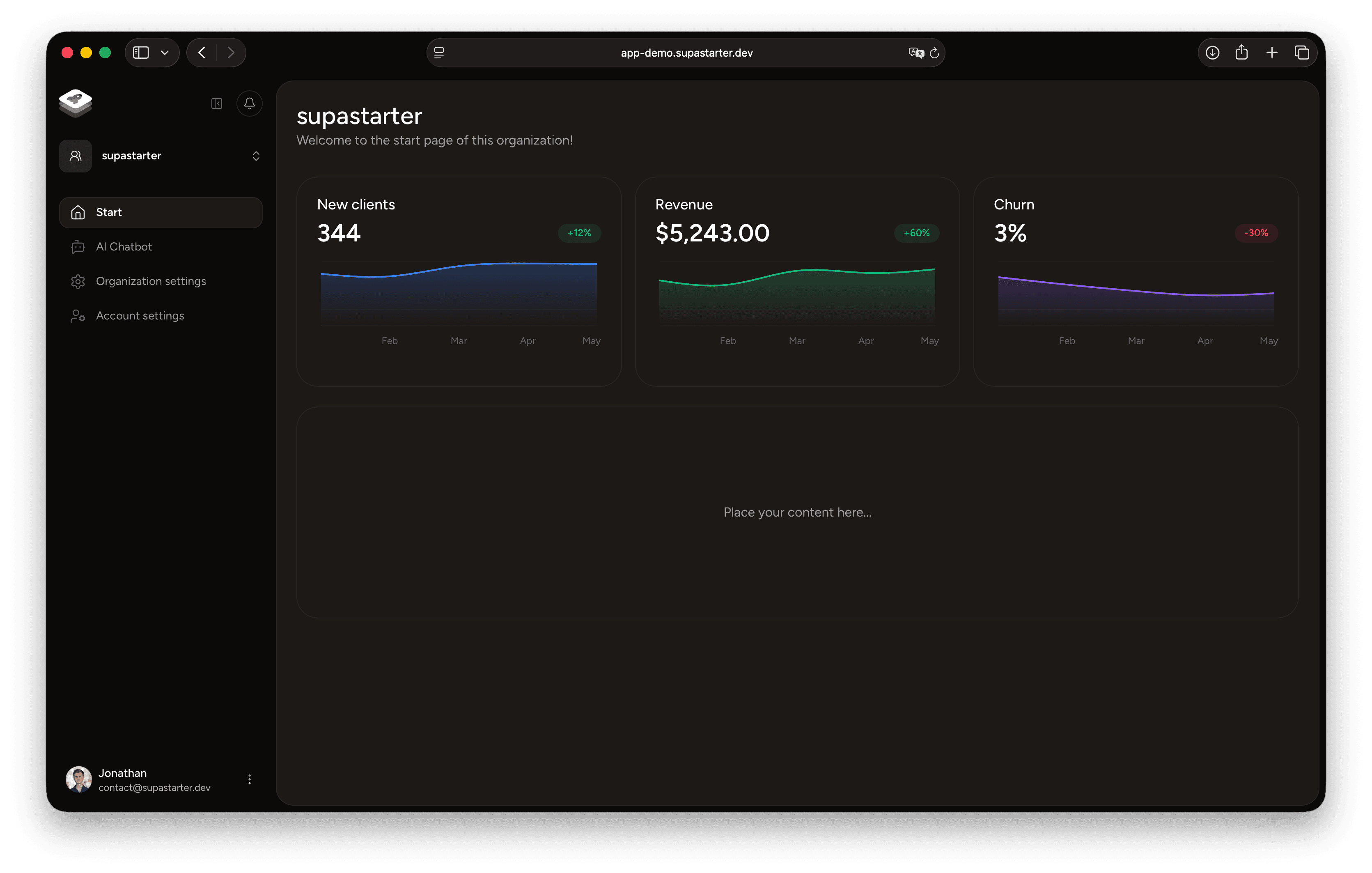 Notre application